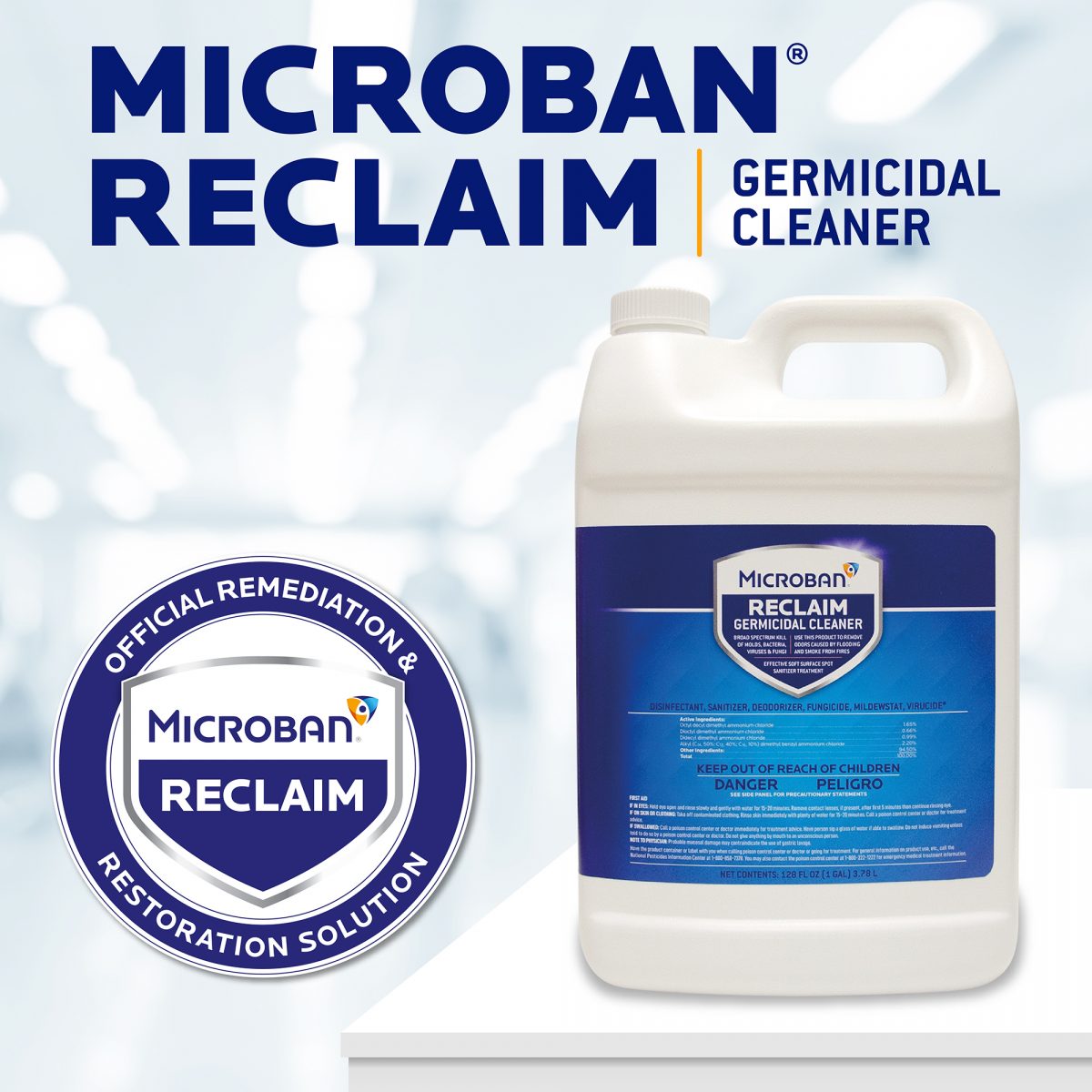 Microban Reclaim Germicidal Cleaner