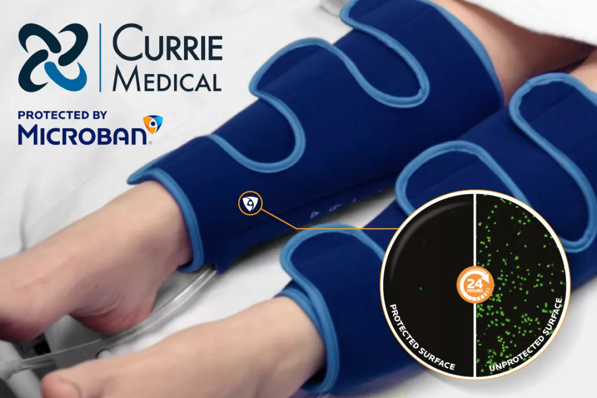 Mbns25 Microban Partner Currie Medical Compression sleeve Confocal