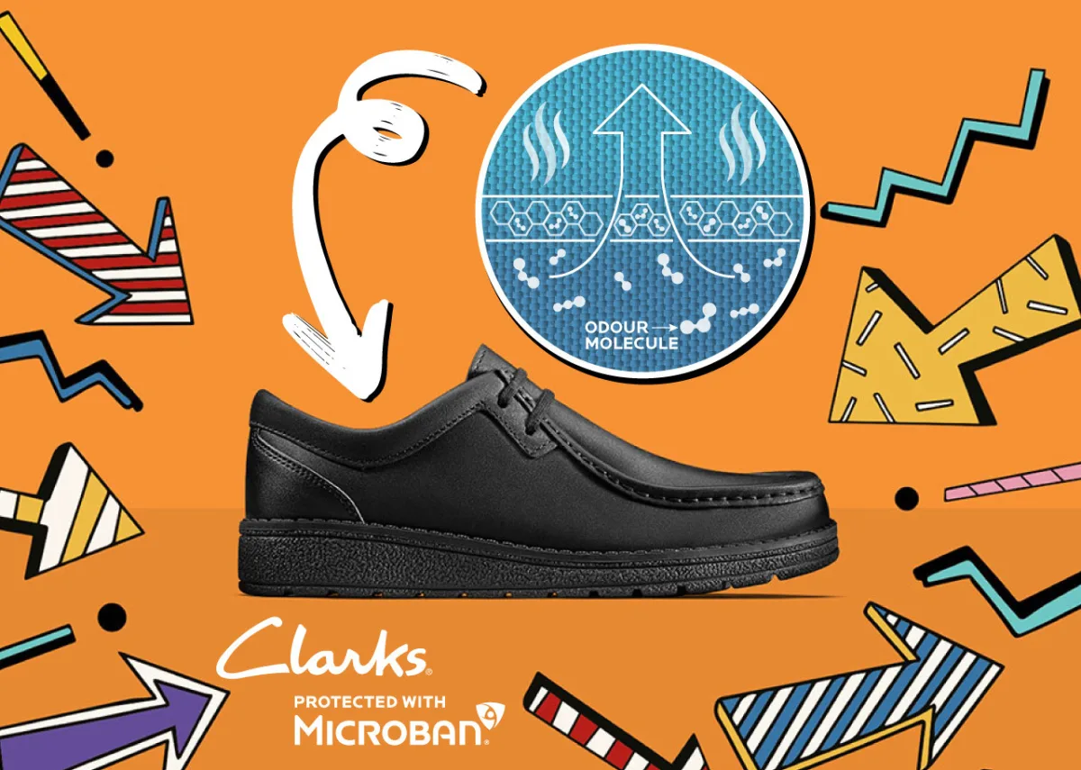 Mbns25 Microban Partner Clarks Shoes Confocal Image