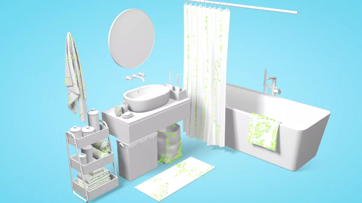Bathroom Microbes Image
