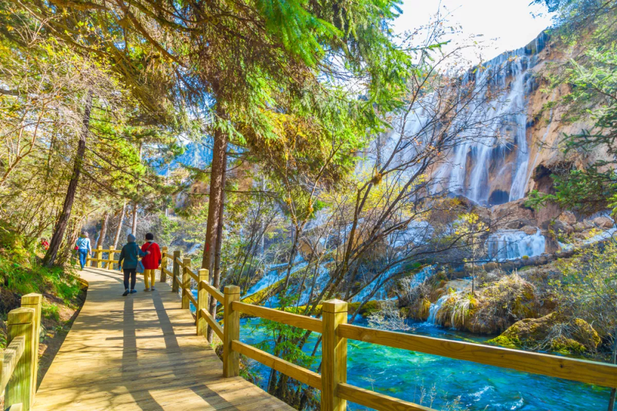 Image of Jiuzhaigou Water Fall National Park, China