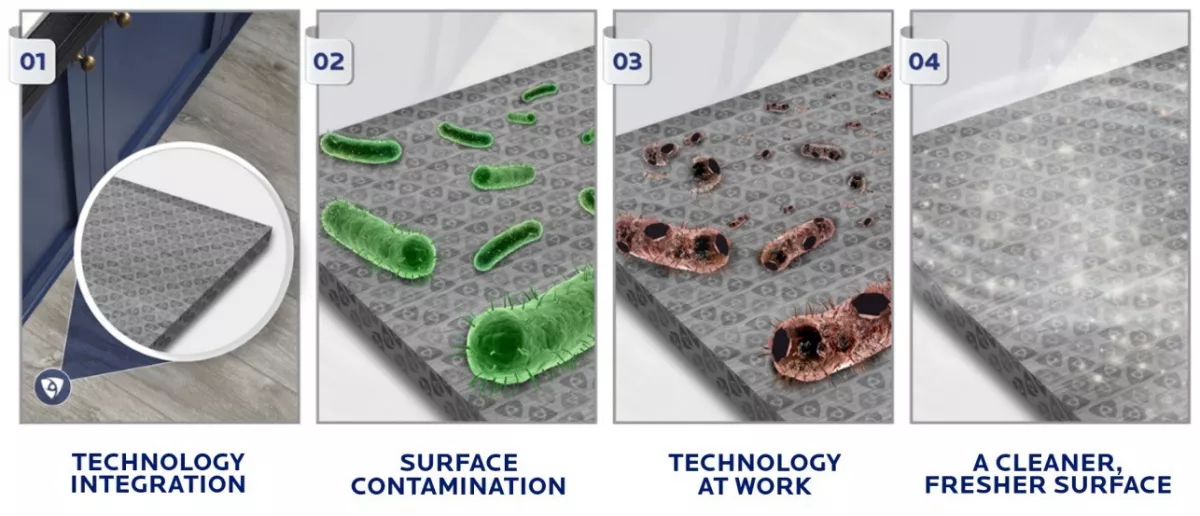 Mode of Action of Built-In Antimicrobials