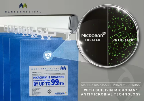 Marlux Antibacterial Disposable Privacy Curtains