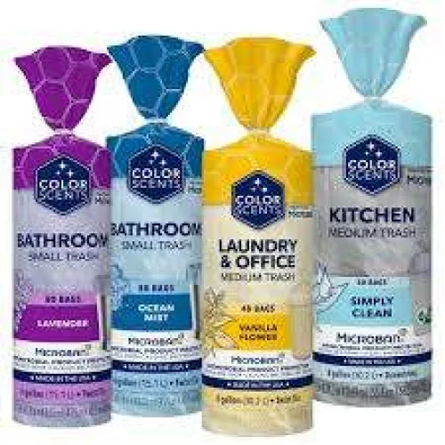 Color scents trash bags