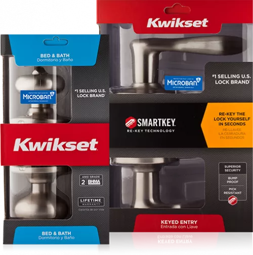 Kwikset Door Locks Microban Partner