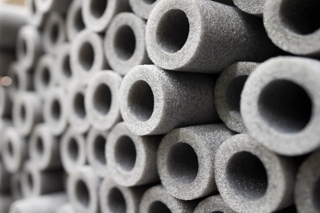 Microban protected foams for building material