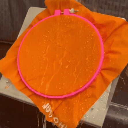 Mbns25 Microban H2 O Shield Spray Test Treated Fabric